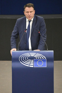 Plenartagung über den Digital Services Act im EU-Parlament in Straßburg
