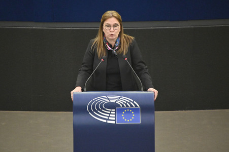 Plenartagung über den Digital Services Act im EU-Parlament in Straßburg