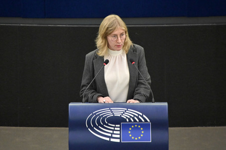 Plenartagung über den Digital Services Act im EU-Parlament in Straßburg
