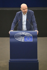 Plenartagung über den Digital Services Act im EU-Parlament in Straßburg