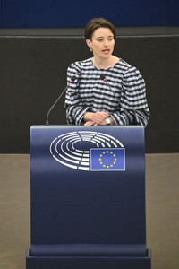 Plenartagung über den Digital Services Act im EU-Parlament in Straßburg