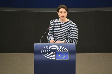 Plenartagung über den Digital Services Act im EU-Parlament in Straßburg