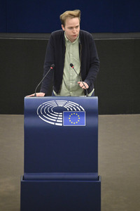 Plenartagung über den Digital Services Act im EU-Parlament in Straßburg