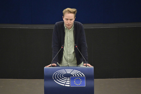 Plenartagung über den Digital Services Act im EU-Parlament in Straßburg