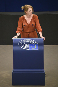Plenartagung über den Digital Services Act im EU-Parlament in Straßburg