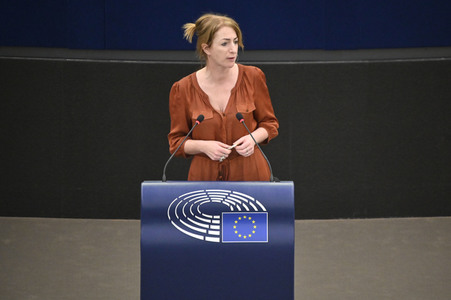 Plenartagung über den Digital Services Act im EU-Parlament in Straßburg