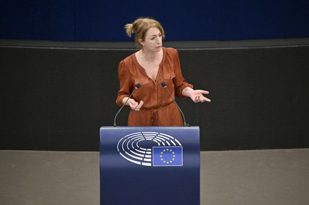 Plenartagung über den Digital Services Act im EU-Parlament in Straßburg