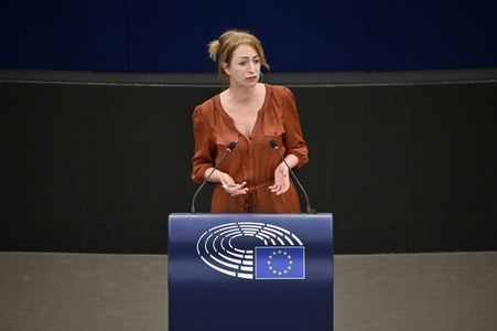 Plenartagung über den Digital Services Act im EU-Parlament in Straßburg