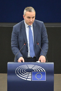 Plenartagung über den Digital Services Act im EU-Parlament in Straßburg
