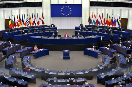 Plenartagung über sexuelle und reproduktive Gesundheit im EU-Parlament in Straßburg