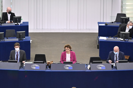 Plenartagung über sexuelle und reproduktive Gesundheit im EU-Parlament in Straßburg