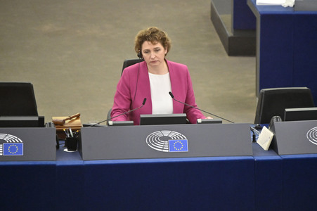 Plenartagung über sexuelle und reproduktive Gesundheit im EU-Parlament in Straßburg