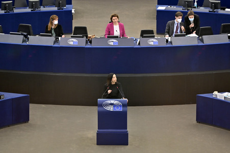 Plenartagung über sexuelle und reproduktive Gesundheit im EU-Parlament in Straßburg