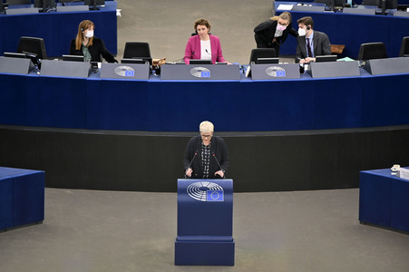 Plenartagung über sexuelle und reproduktive Gesundheit im EU-Parlament in Straßburg
