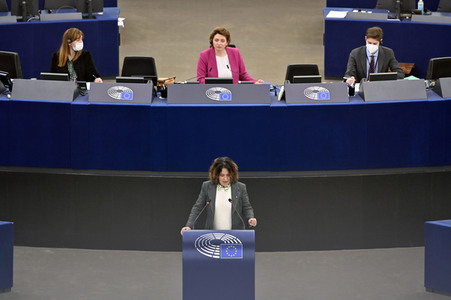 Plenartagung über sexuelle und reproduktive Gesundheit im EU-Parlament in Straßburg