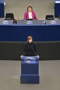 Plenartagung über sexuelle und reproduktive Gesundheit im EU-Parlament in Straßburg