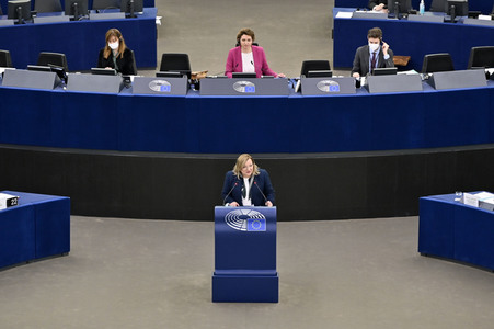 Plenartagung über sexuelle und reproduktive Gesundheit im EU-Parlament in Straßburg