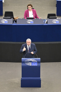 Plenartagung über Tiertransporte im EU-Parlament in Straßburg