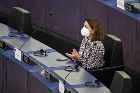 Plenartagung über Tiertransporte im EU-Parlament in Straßburg