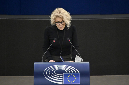 Plenartagung über Tiertransporte im EU-Parlament in Straßburg