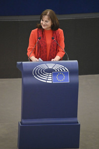 Plenartagung über Tiertransporte im EU-Parlament in Straßburg