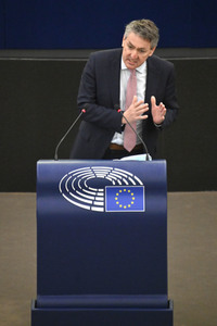 Plenartagung über Tiertransporte im EU-Parlament in Straßburg