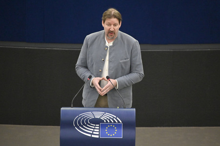 Plenartagung über Tiertransporte im EU-Parlament in Straßburg