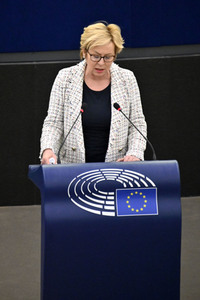 Plenartagung über Tiertransporte im EU-Parlament in Straßburg