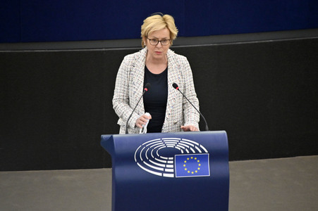 Plenartagung über Tiertransporte im EU-Parlament in Straßburg