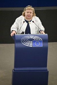 Plenartagung über Tiertransporte im EU-Parlament in Straßburg