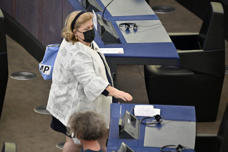 Plenartagung über Tiertransporte im EU-Parlament in Straßburg