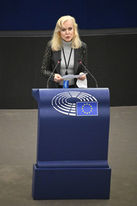 Plenartagung über Tiertransporte im EU-Parlament in Straßburg