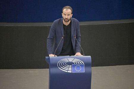 Plenartagung über Tiertransporte im EU-Parlament in Straßburg