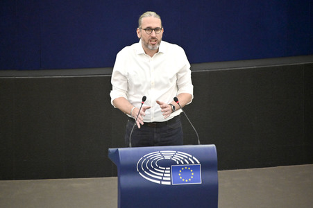 Plenartagung über Tiertransporte im EU-Parlament in Straßburg