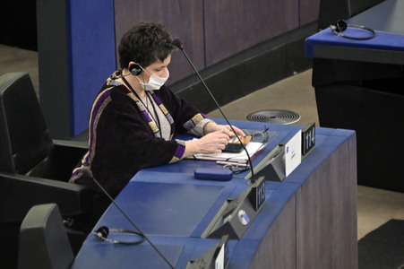 Plenartagung über Tiertransporte im EU-Parlament in Straßburg