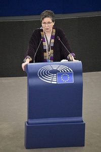 Plenartagung über Tiertransporte im EU-Parlament in Straßburg