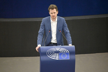 Plenartagung über Tiertransporte im EU-Parlament in Straßburg