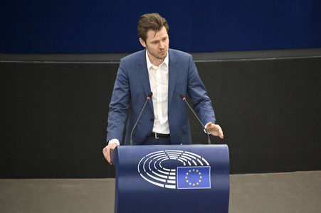 Plenartagung über Tiertransporte im EU-Parlament in Straßburg