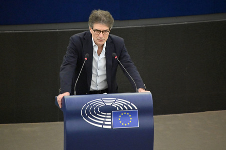 Plenartagung über Tiertransporte im EU-Parlament in Straßburg