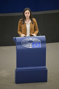 Plenartagung über Tiertransporte im EU-Parlament in Straßburg