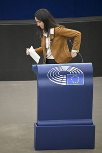 Plenartagung über Tiertransporte im EU-Parlament in Straßburg