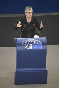 Plenartagung über Tiertransporte im EU-Parlament in Straßburg