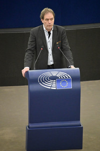 Plenartagung über Tiertransporte im EU-Parlament in Straßburg