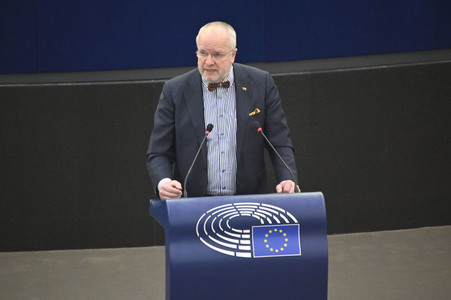 Plenartagung über Tiertransporte im EU-Parlament in Straßburg