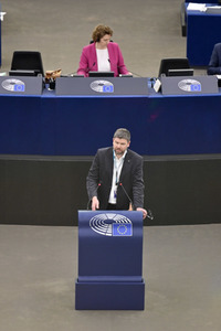 Plenartagung über Tiertransporte im EU-Parlament in Straßburg