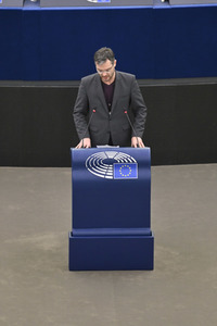 Plenartagung über Tiertransporte im EU-Parlament in Straßburg