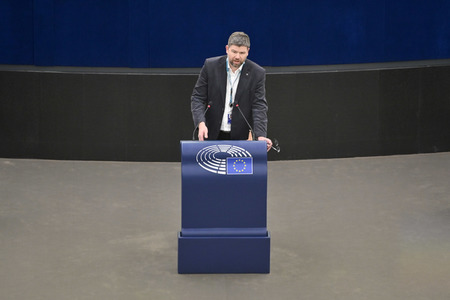 Plenartagung über Tiertransporte im EU-Parlament in Straßburg