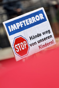 Coronademo in Düsseldorf