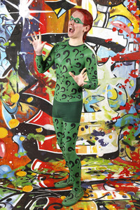 GEEK ART: Joker meets Riddler Bodypainting