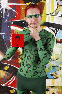 GEEK ART: Joker meets Riddler Bodypainting